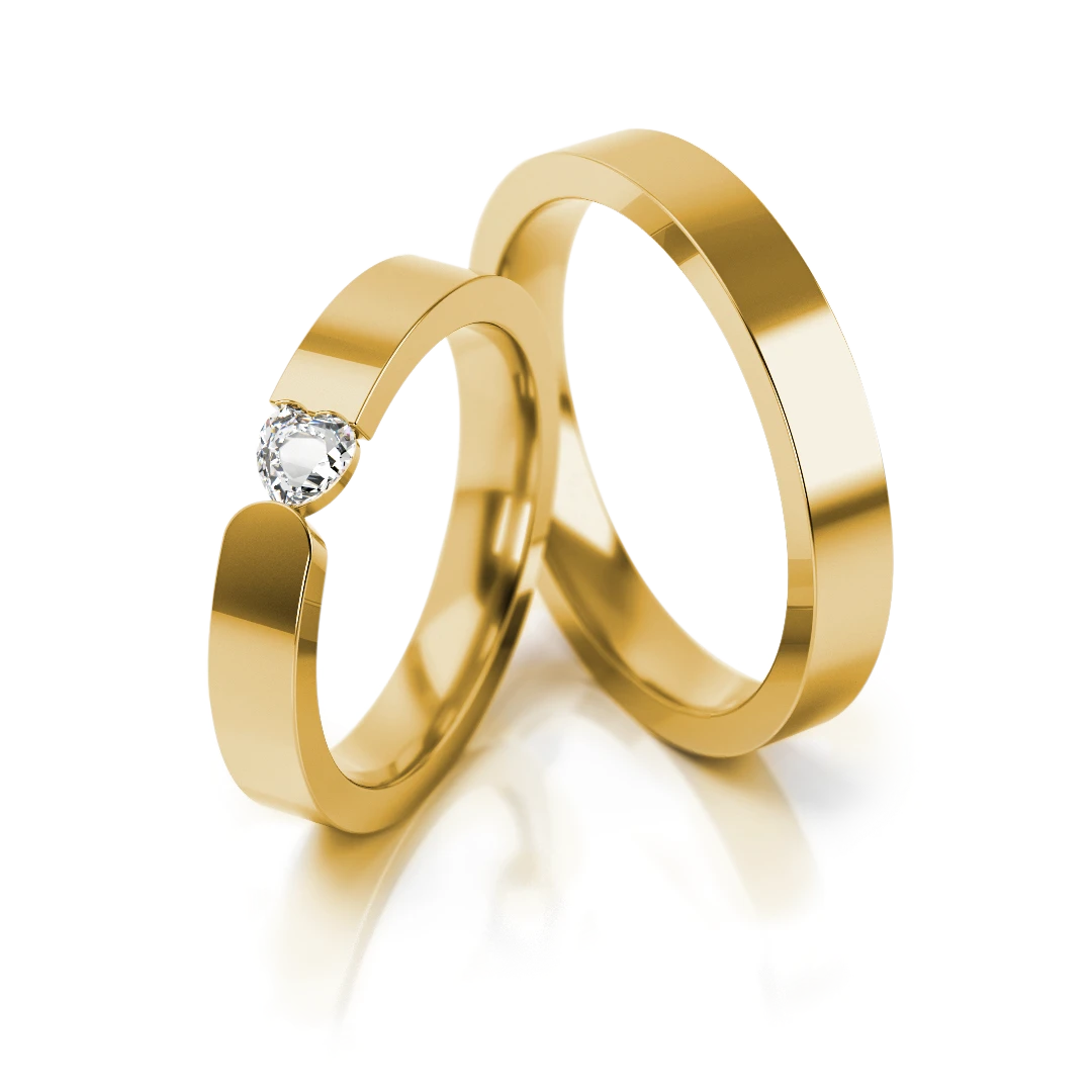 Trauringe "Romantisch"_312 Gelbgold